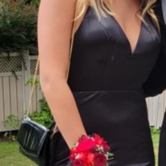 Prom or event Dress Portia and Scarlet black with train - Picture 6 of 8